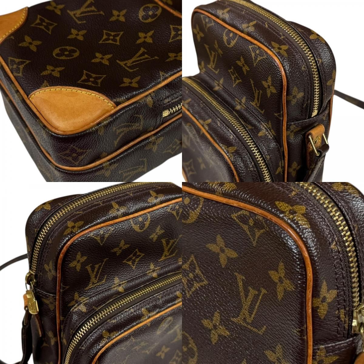 Louis Vuitton Amazon Monogram Shoulder Bag Canvas Brown — view 8