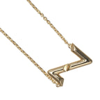 Louis Vuitton Vault Upside Down Gold Necklace