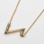 Louis Vuitton Vault Upside Down Gold Necklace — view 3