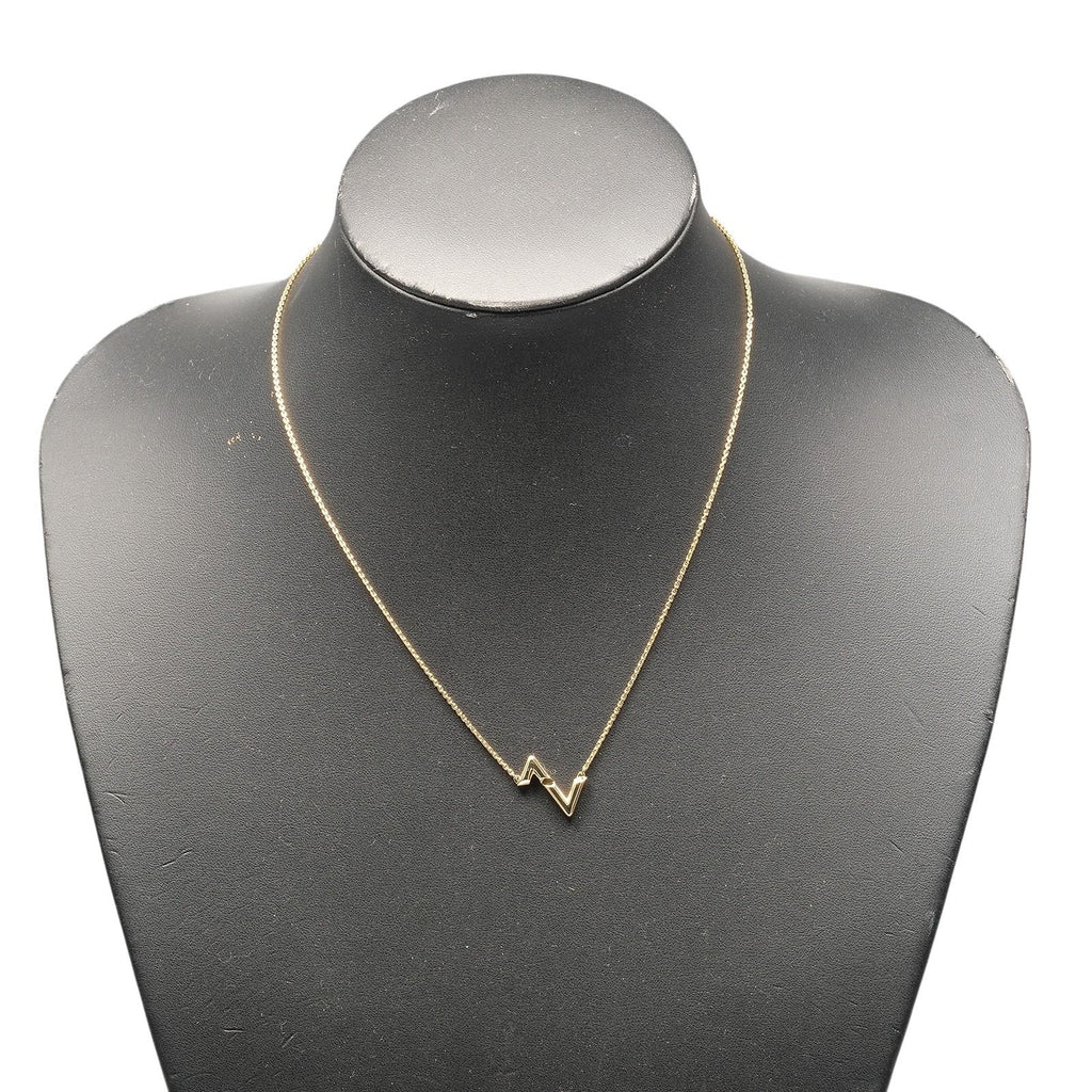 Louis Vuitton Vault Upside Down Gold Necklace — view 2