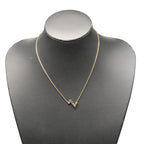 Louis Vuitton Vault Upside Down Gold Necklace — view 2