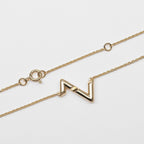 Louis Vuitton Vault Upside Down Gold Necklace — view 5