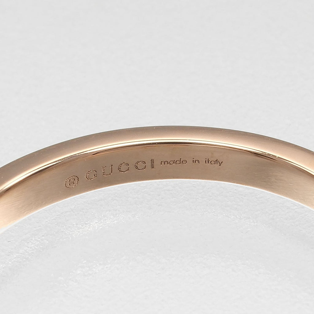 Gucci GG Running Gold Diamond Ring — view 6