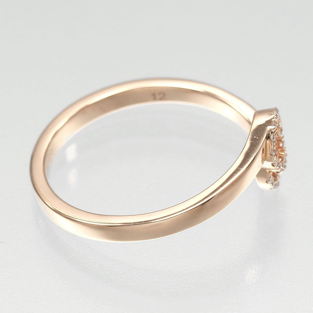 Gucci GG Running Gold Diamond Ring — view 8