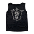 Dior Tank Top Camisole S Cotton Heart Logo Embroidery Black