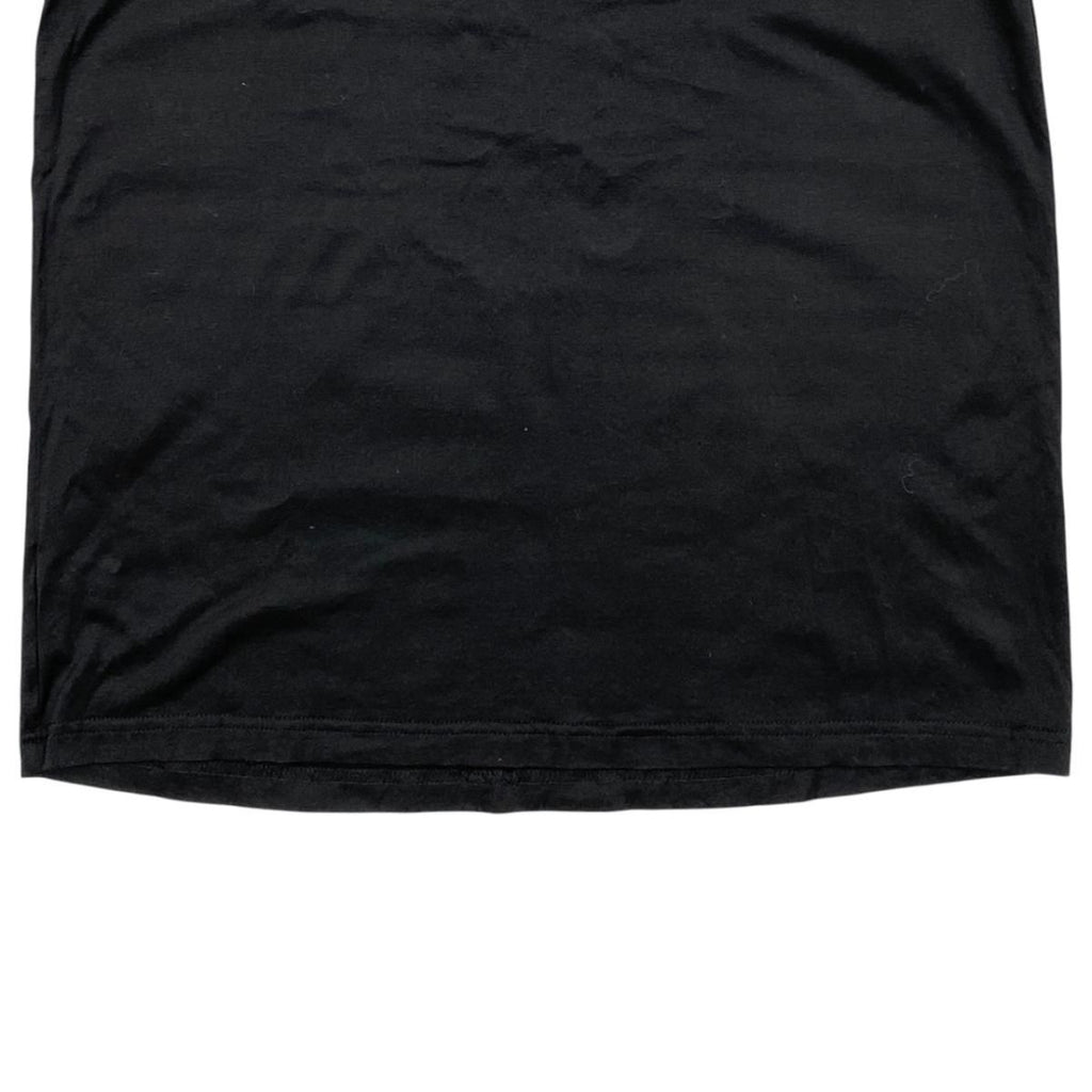 Dior Tank Top Camisole S Cotton Heart Logo Embroidery Black — view 6