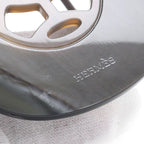Hermes GM Buffalo Necklace Black Gray — view 4