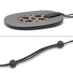 Hermes GM Buffalo Necklace Black Gray — view 7
