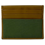 Prada Speedlock Re-Nylon Card Case Business Holder Triangle Logo Leather Brown — view 2