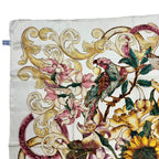 Chanel Scarf Sunflower Pattern Silk Multicolor — view 2