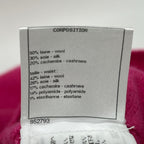 Chanel Wool Oak Silk Logo CC Button Knit Skirt 34 — view 4