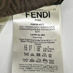 Fendi Brown Zucca Pattern Dress 36 — view 4