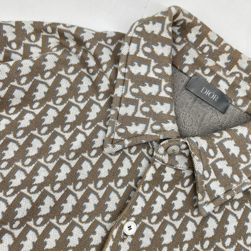 Dior 20 Brown Oblique Cotton Total Pattern Shirt — view 7
