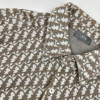 Dior 20 Brown Oblique Cotton Total Pattern Shirt — view 7