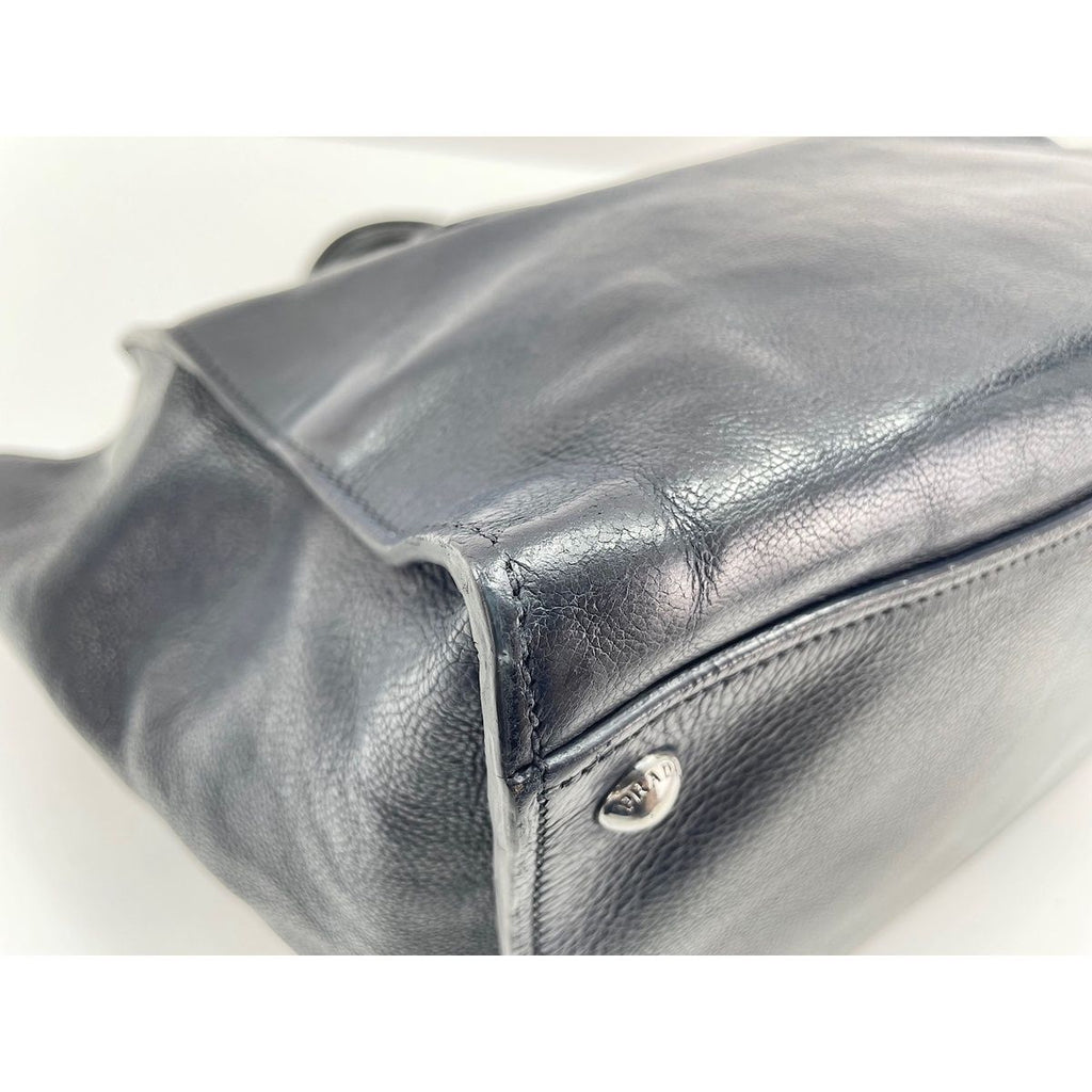 Prada Shoulder Bag Navy — view 8