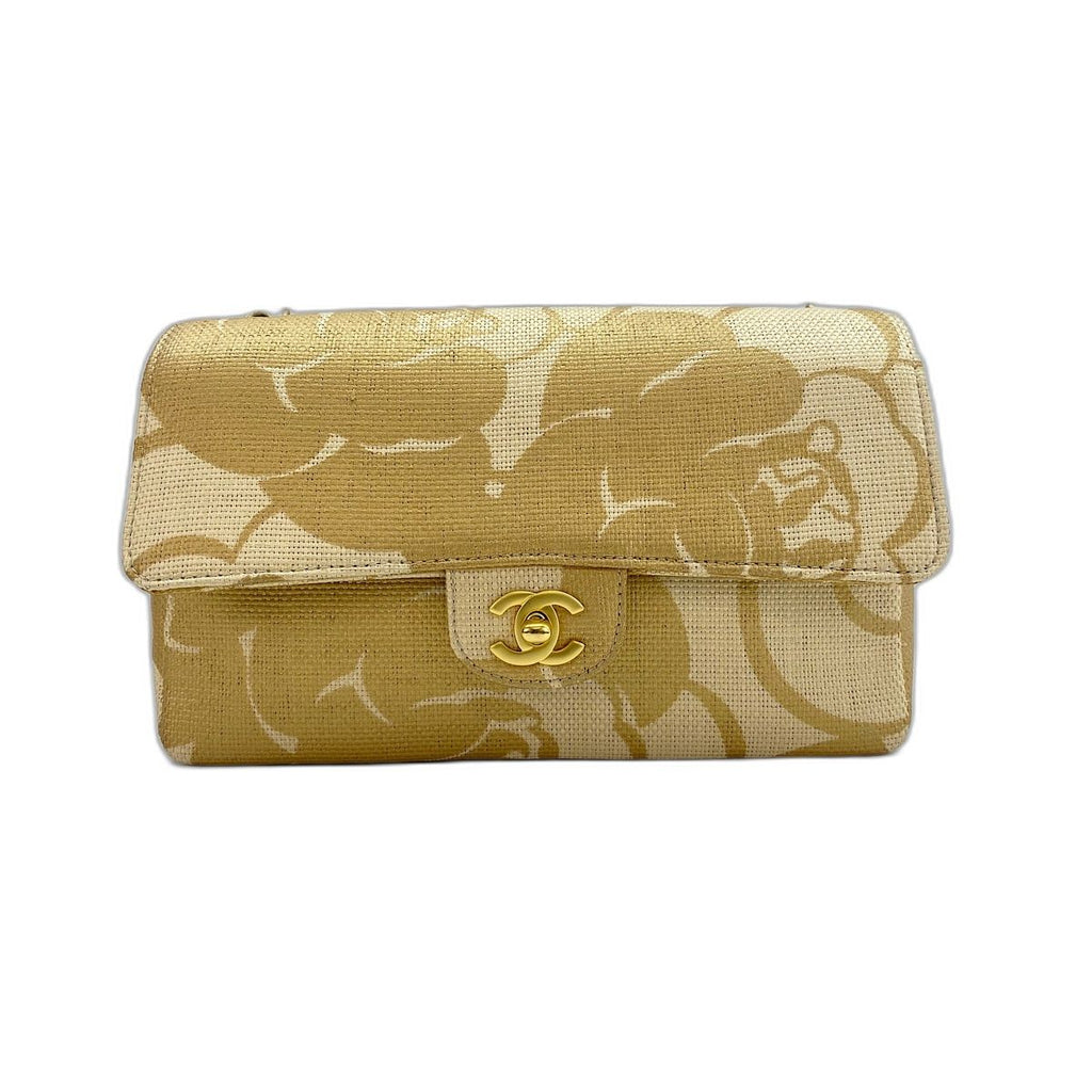 Chanel Shoulder Bag Camellia Print