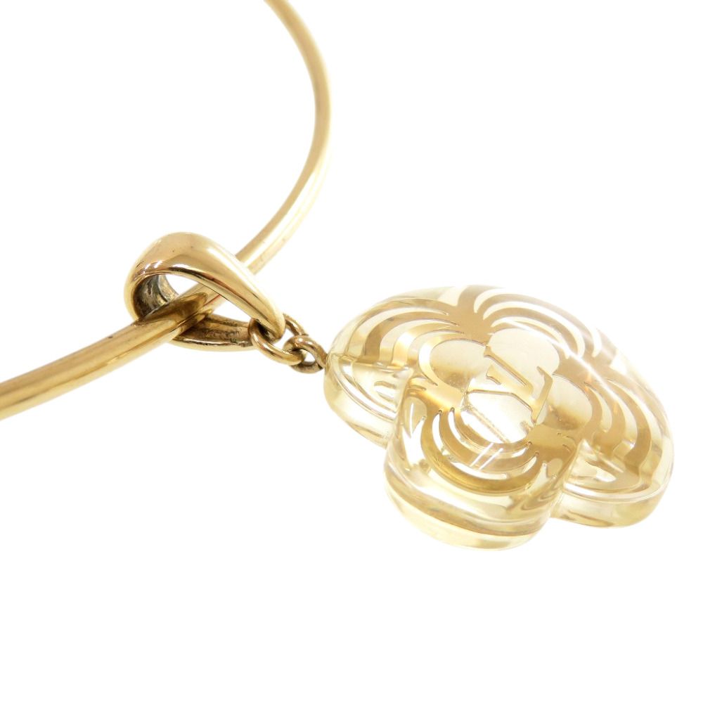 Louis Vuitton Collier Alla Folie Monogram Flower Motif Metal Gold Choker — view 3
