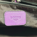 Loewe Tote Heritage Purple Leather — view 8