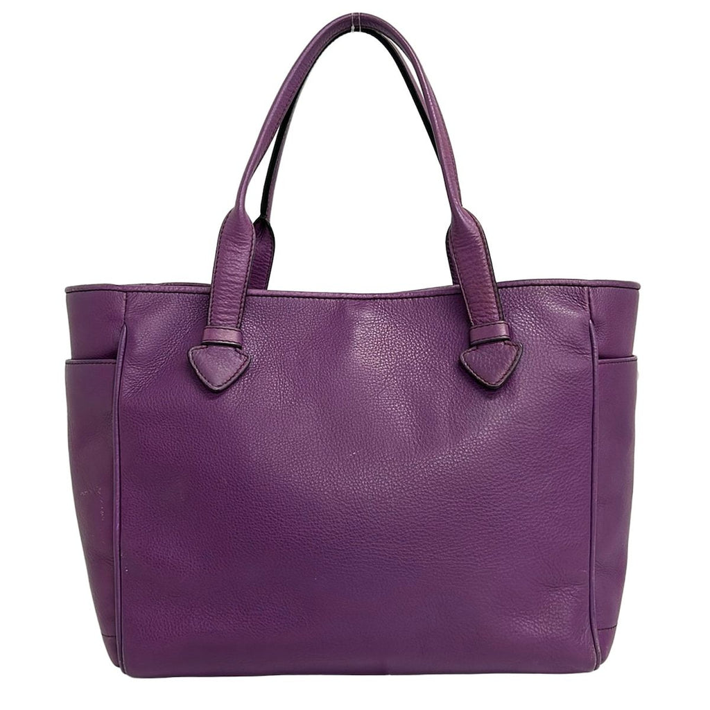 Loewe Tote Heritage Purple Leather — view 3