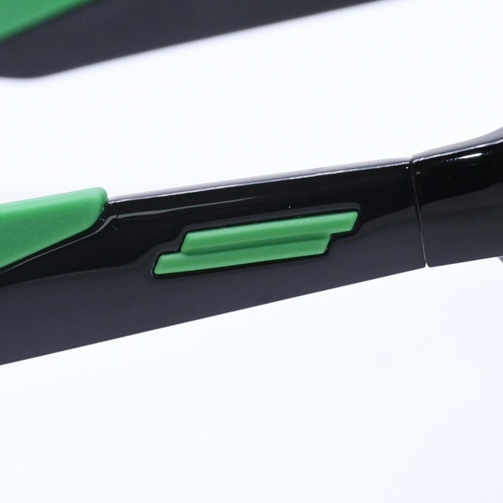 Bottega Veneta Sunglasses Made in Japan Acetate Rubber Black Green 53 Eyewear — view 8