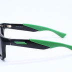 Bottega Veneta Sunglasses Made in Japan Acetate Rubber Black Green 53 Eyewear — view 6