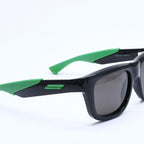 Bottega Veneta Sunglasses Made in Japan Acetate Rubber Black Green 53 Eyewear — view 4