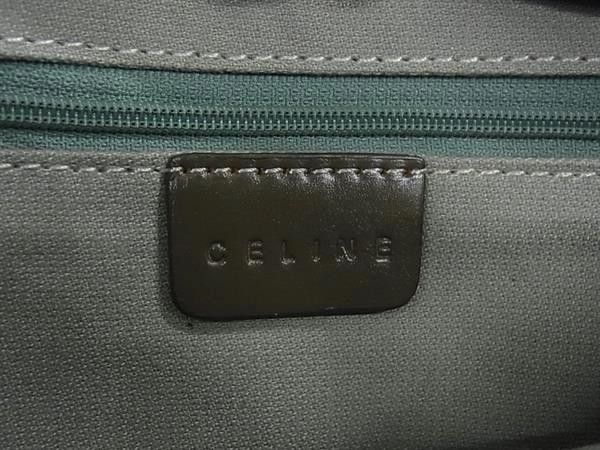 Celine Handbag C Macadam Boogie Bag Beige Khaki Multicolor Canvas Leather — view 6