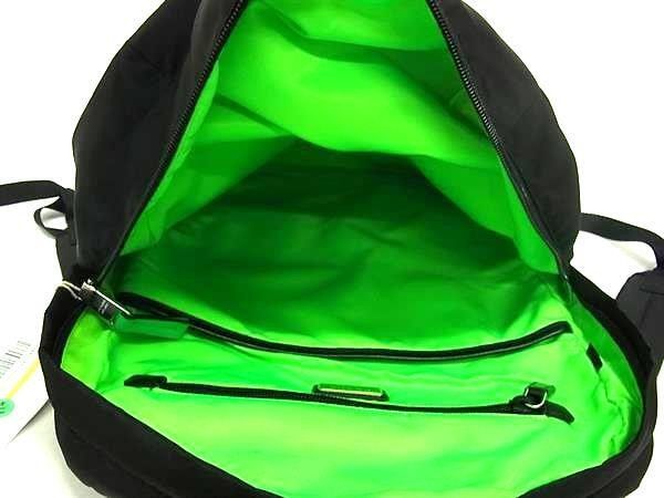 Prada Backpack Tessuto Black Green Nylon — view 5