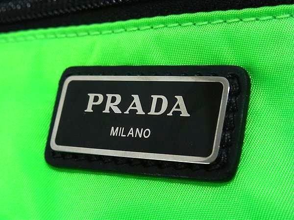 Prada Backpack Tessuto Black Green Nylon — view 6