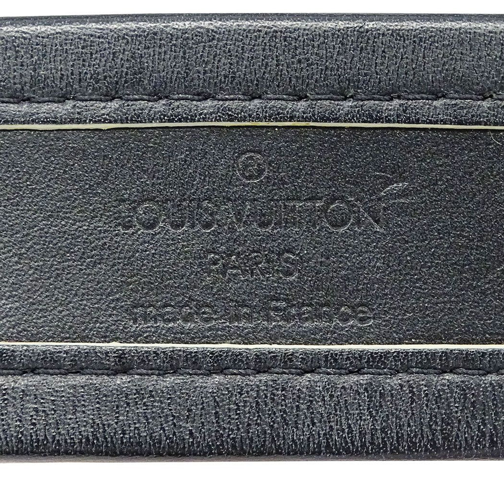 Louis Vuitton Bracelet Suhali Leather Sellul Noir Black Big Presence — view 7