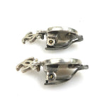 Chanel Earrings Medallion Silver — view 4