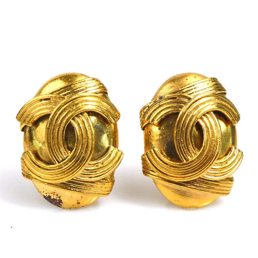 Chanel Earrings CC Logo