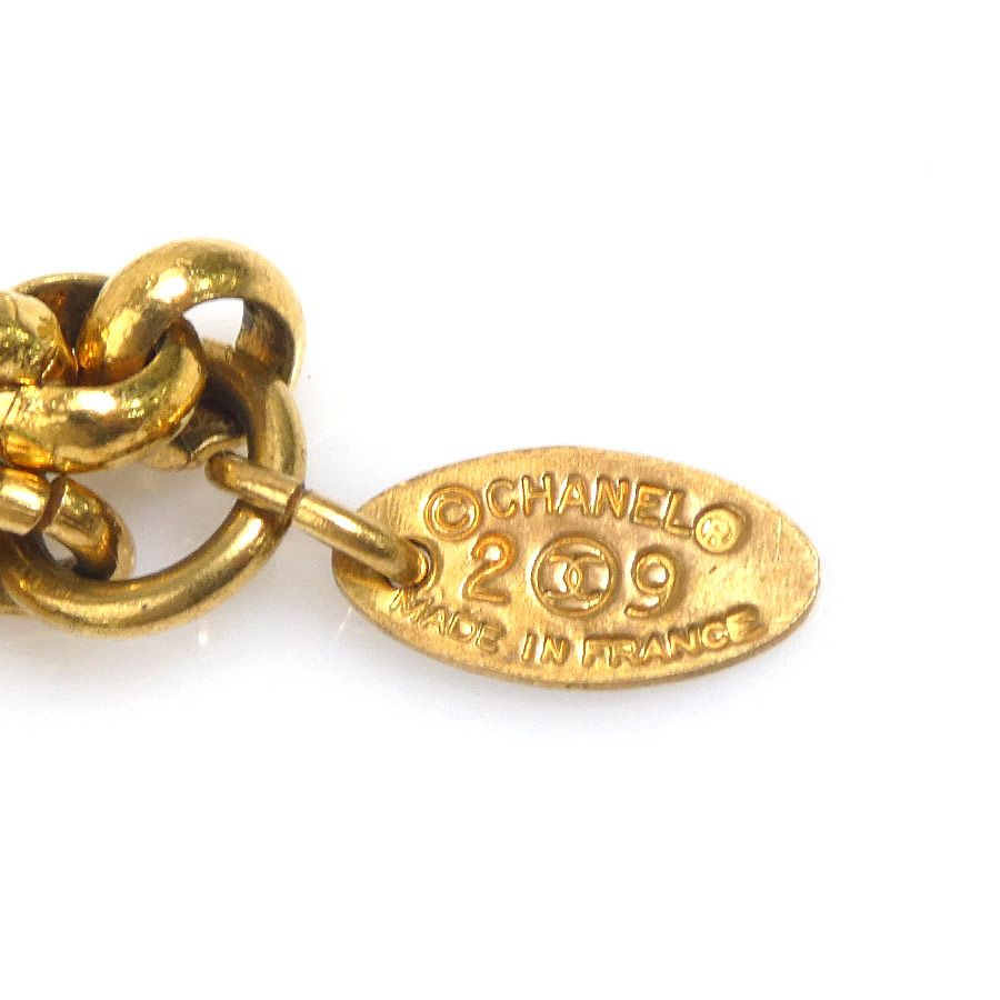 Chanel Necklace CC Logo — view 8