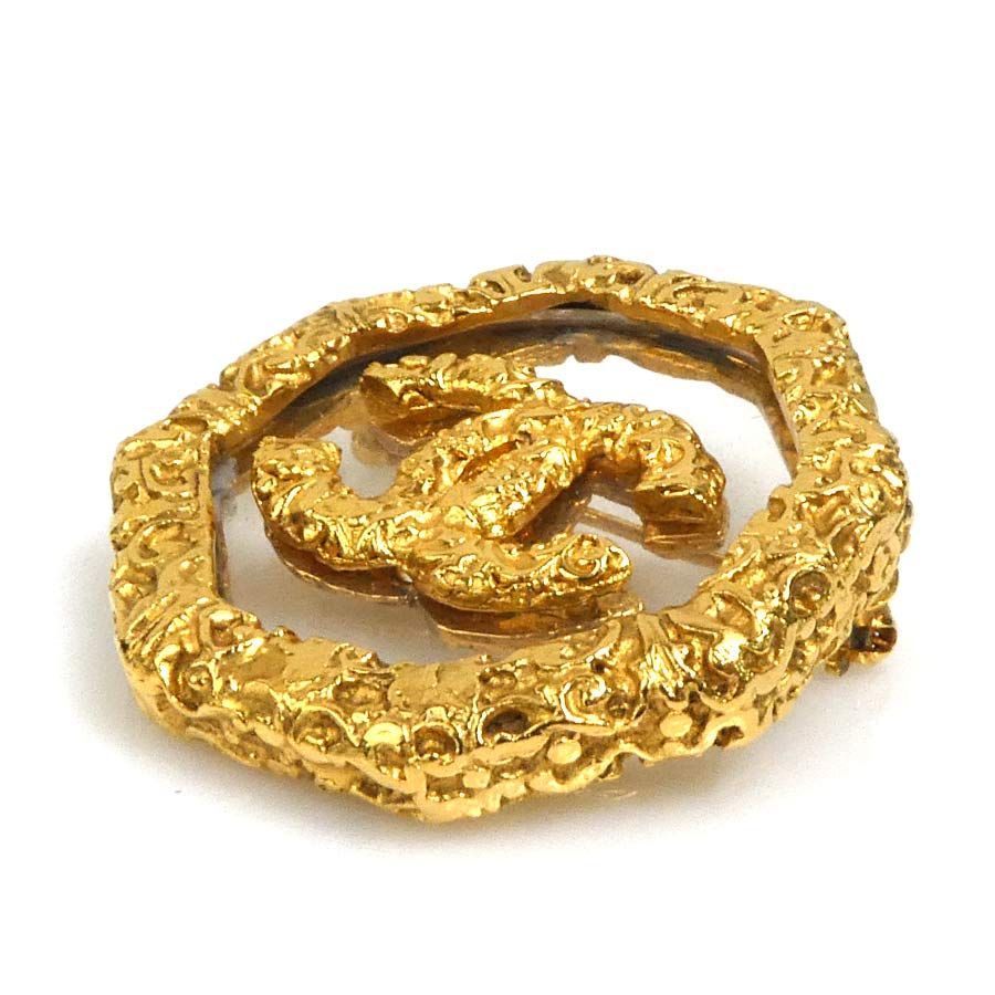 Chanel Brooch CC Logo — view 3
