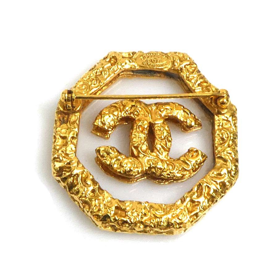 Chanel Brooch CC Logo — view 5