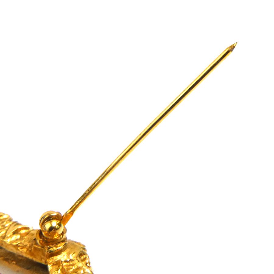 Chanel Brooch CC Logo — view 8