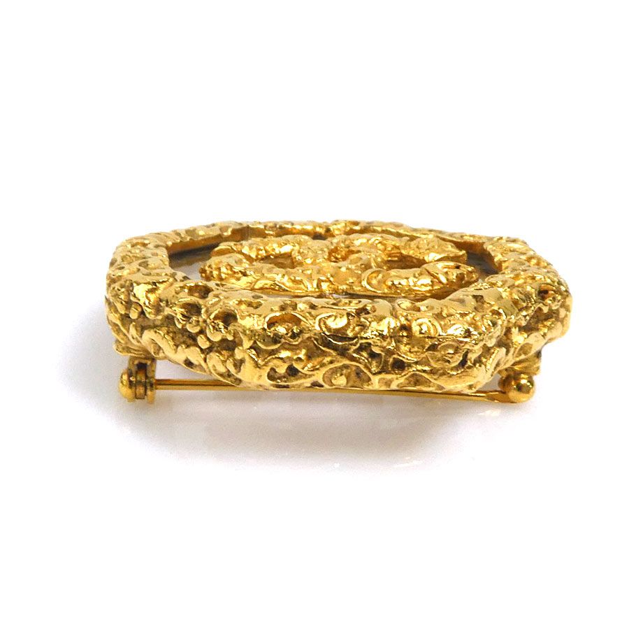 Chanel Brooch CC Logo — view 4