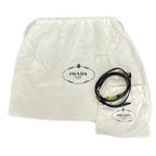 Prada Shoulder Bag Boni Dark Navy Leather — view 8