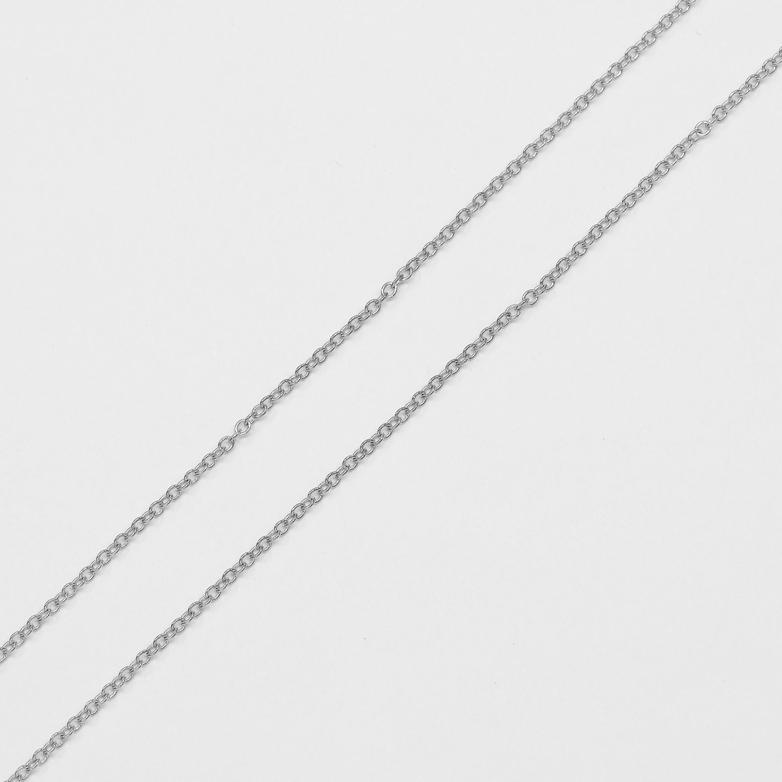 Chanel Camellia White Gold Diamond Necklace — view 6
