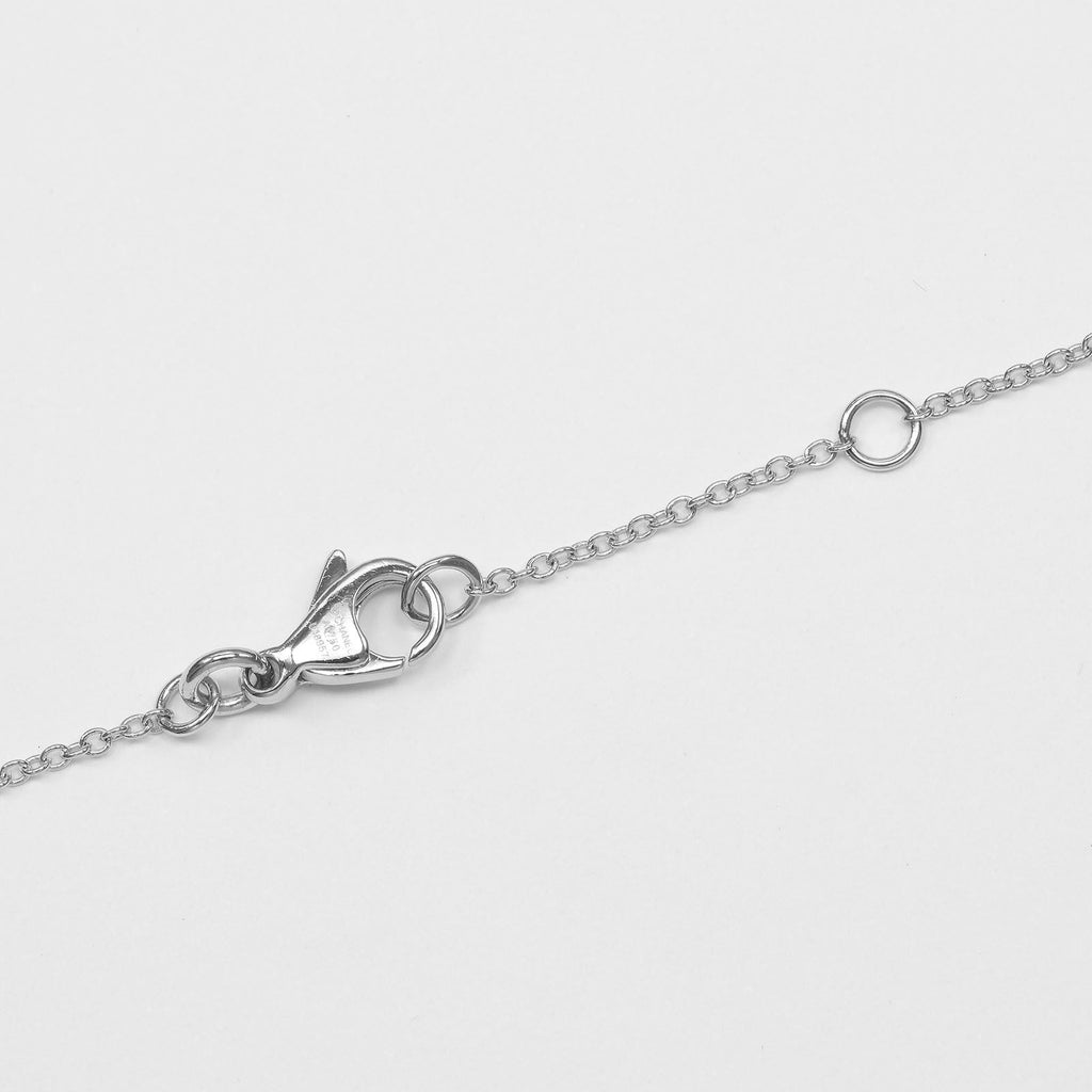 Chanel Camellia White Gold Diamond Necklace — view 7