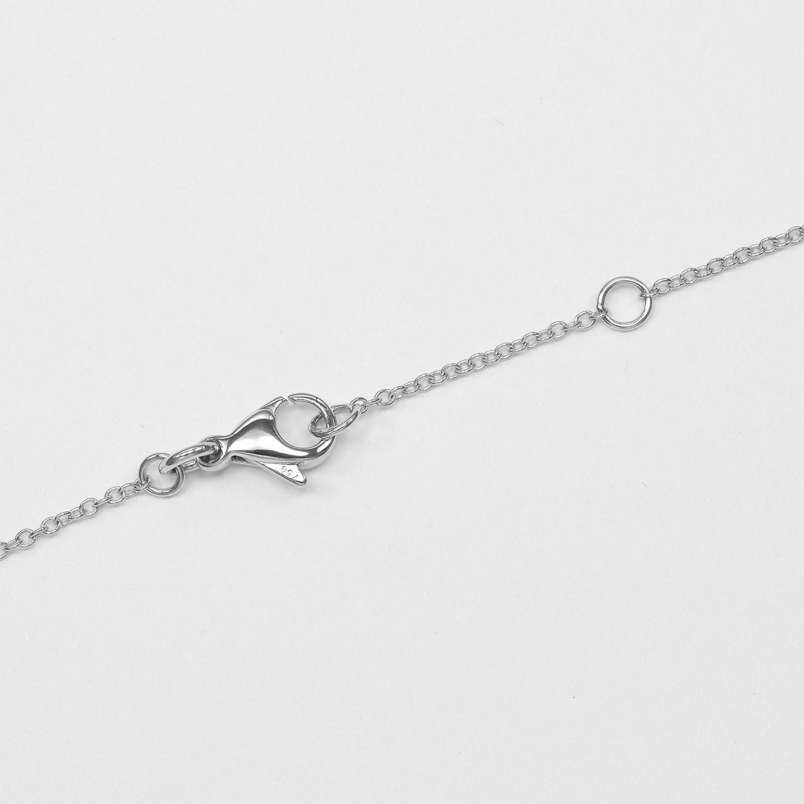 Chanel Camellia White Gold Diamond Necklace — view 8