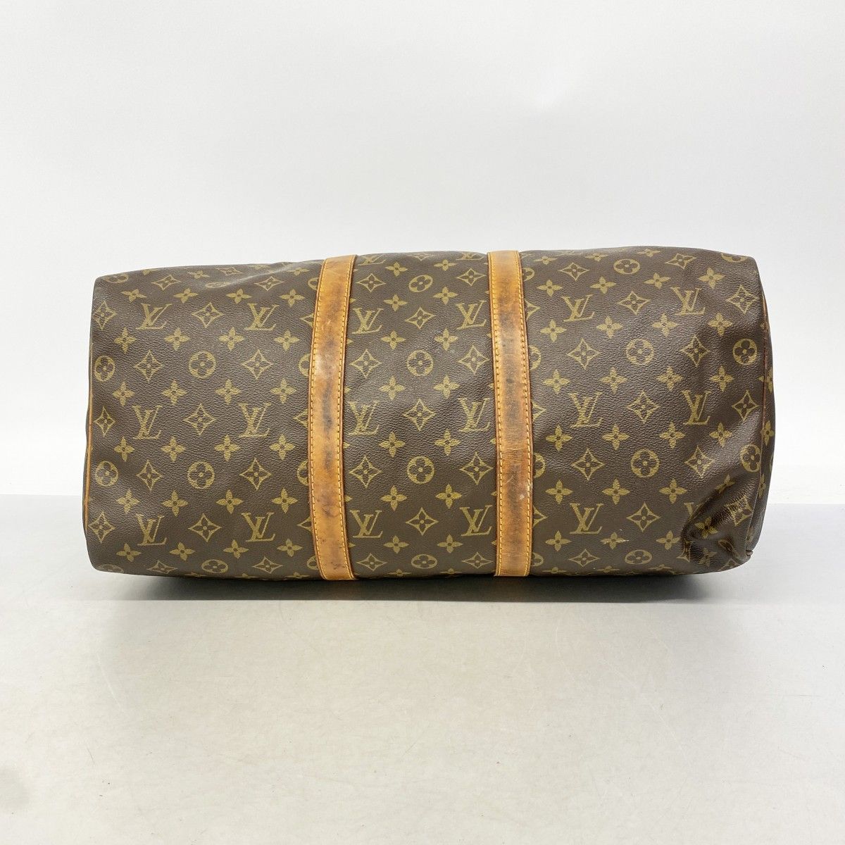 Louis Vuitton Boston Bag Monogram Keepall 50 Brown — view 3