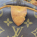 Louis Vuitton Boston Bag Monogram Keepall 50 Brown — view 5