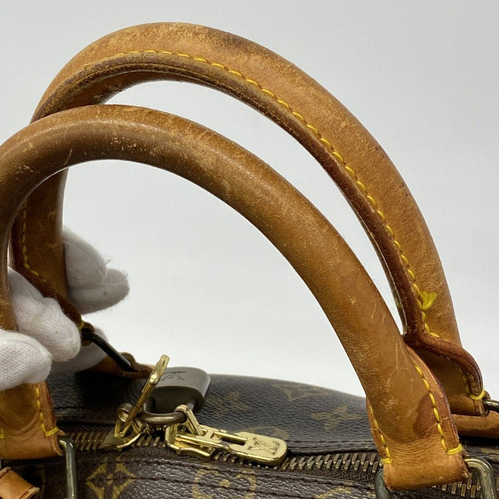 Louis Vuitton Boston Bag Monogram Keepall 50 Brown — view 8
