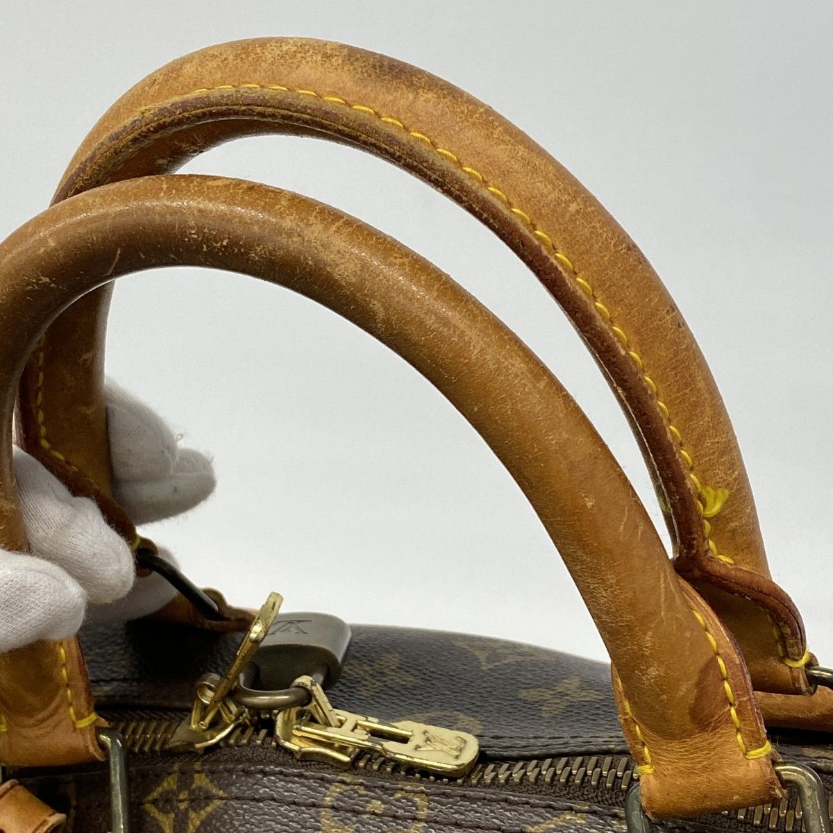 Louis Vuitton Boston Bag Monogram Keepall 50 Brown — view 8