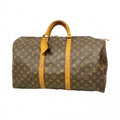 Louis Vuitton Boston Bag Monogram Keepall 50 Brown
