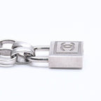 Chanel Necklace Silver Chain CC Logo Metal — view 6