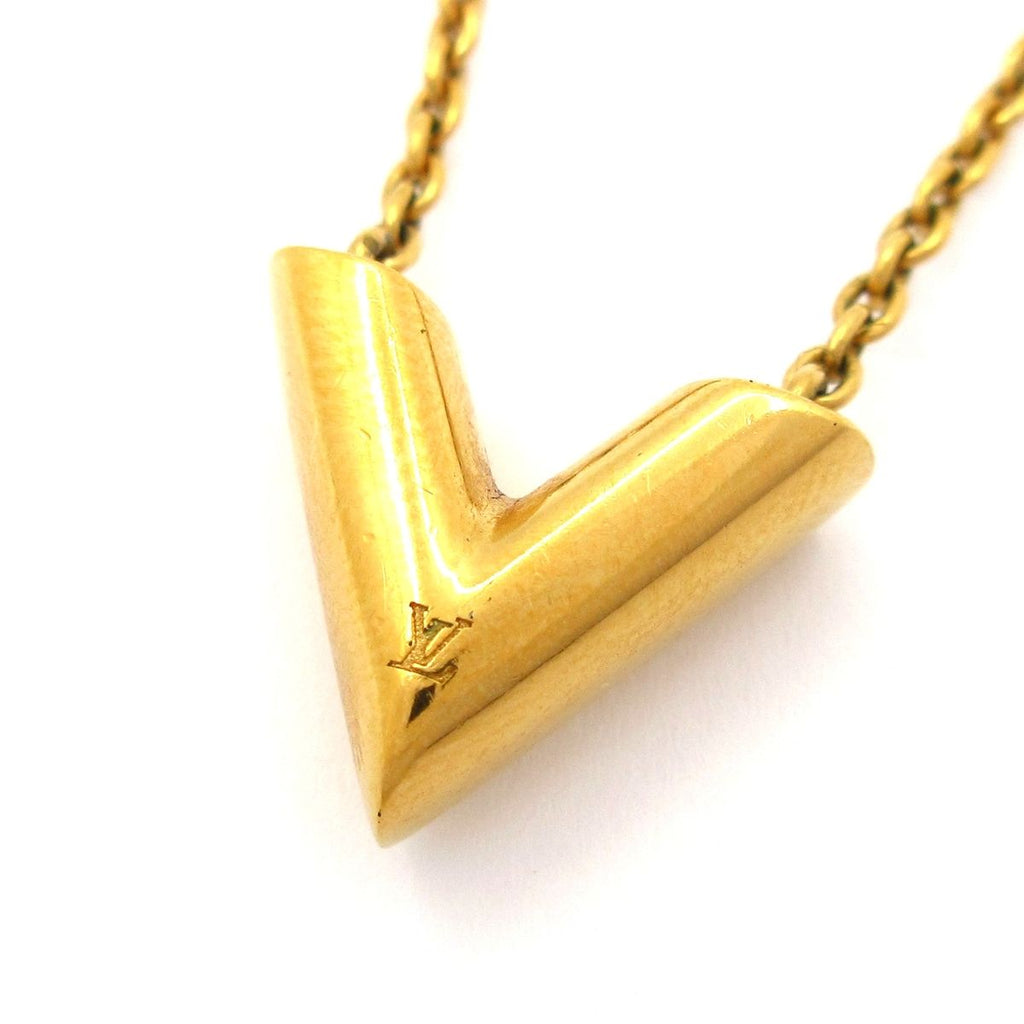 Louis Vuitton Necklace Essential Gold