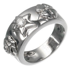 Chanel Three Symbol White Gold Diamond Ring