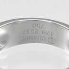 Chanel Three Symbol White Gold Diamond Ring — view 5